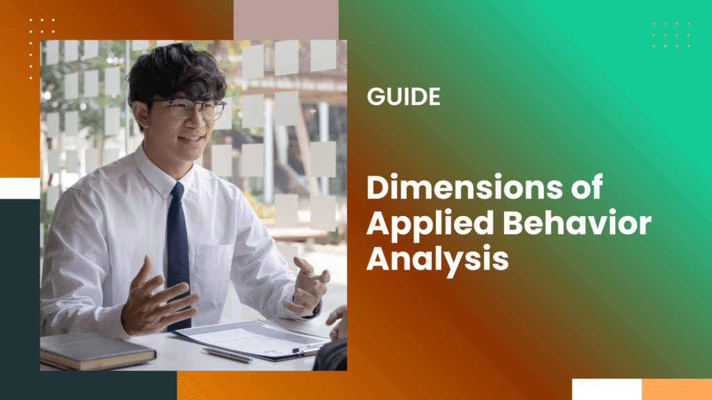 Dimensions of Applied Behavior Analysis